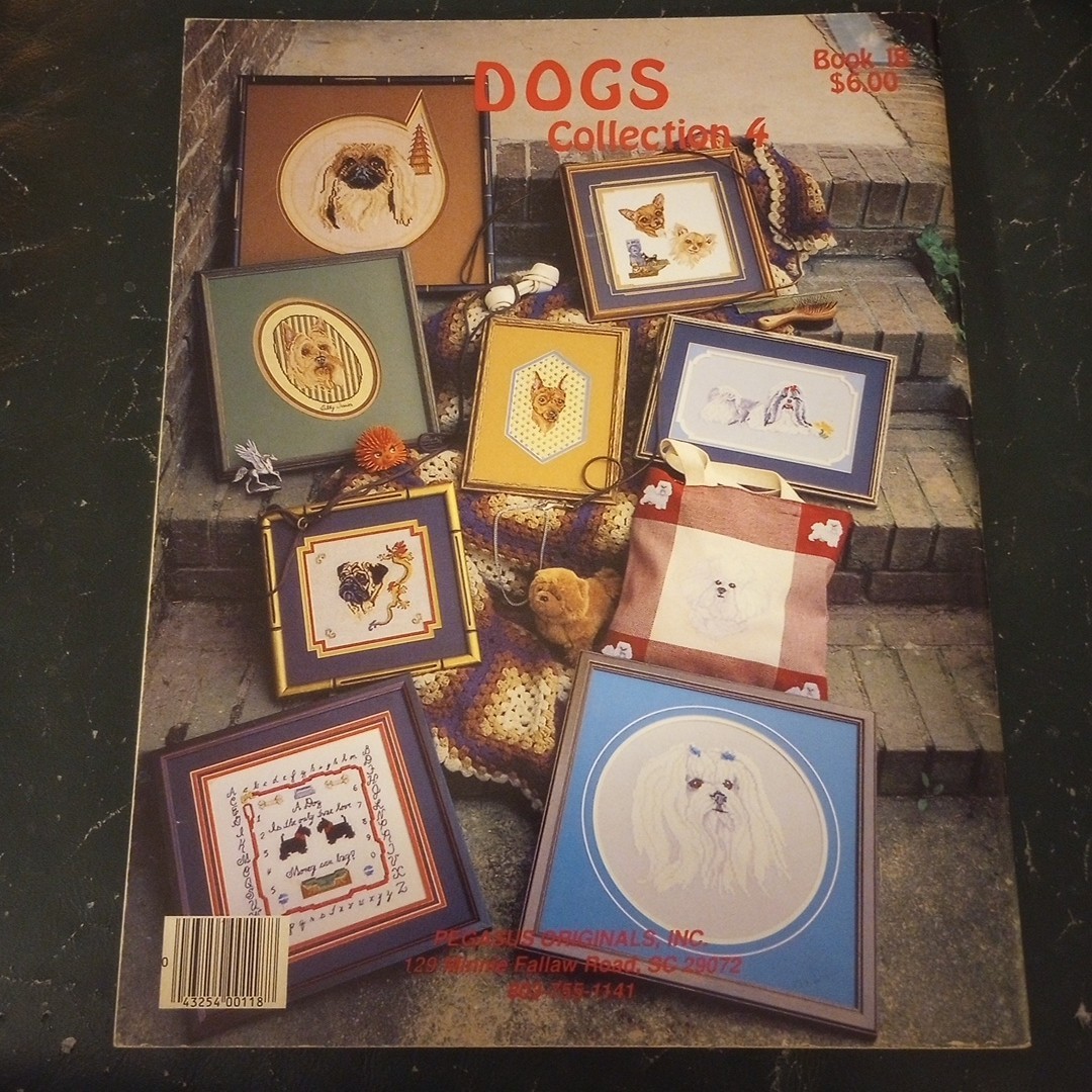 Dogs Book 18 Collection 4 Pegasus Cross Stitch Patterns