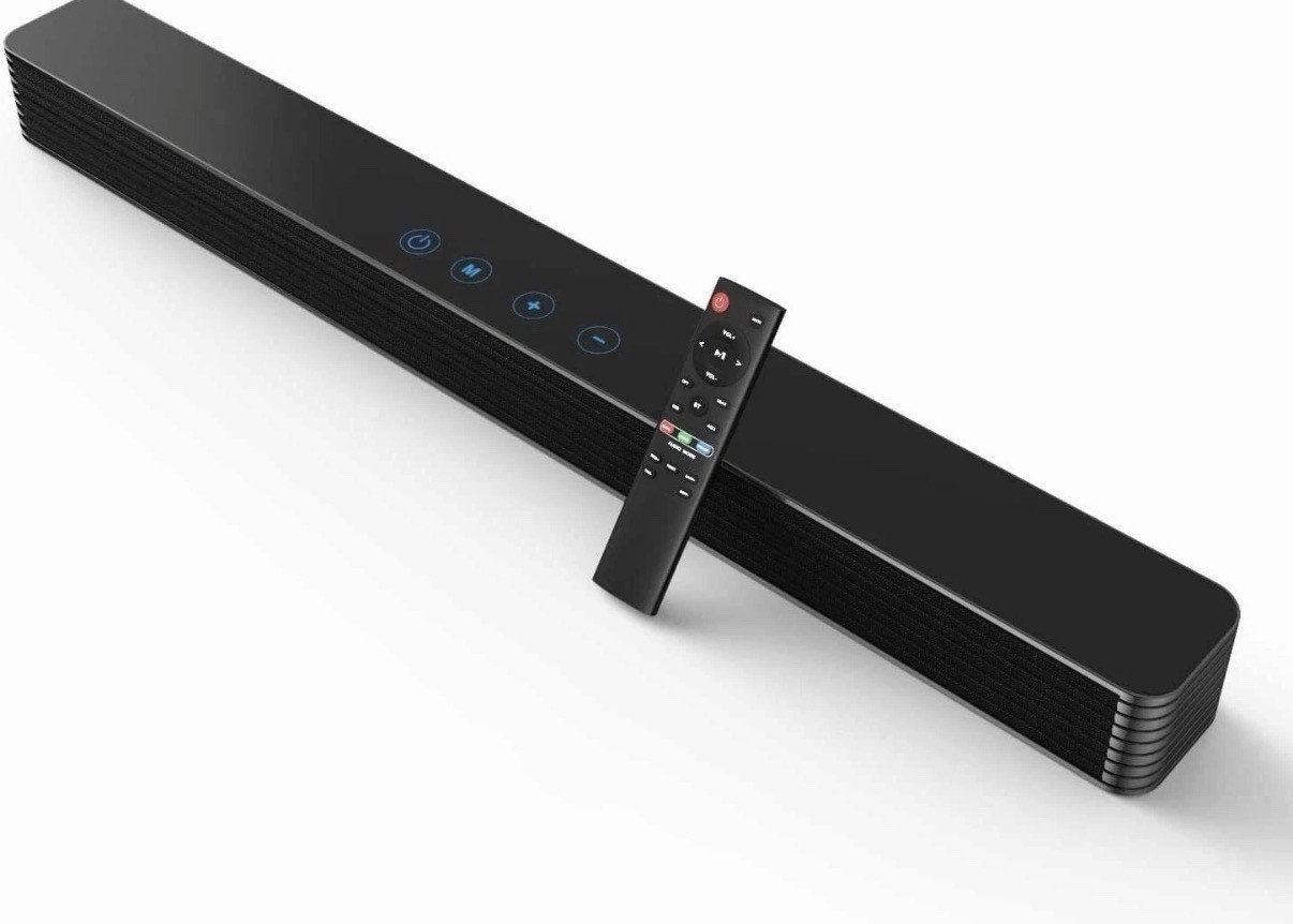 Norcent - KB2020 Mamba Series 32" 80W Bluetooth Sound Bar w/ Remote  - Black