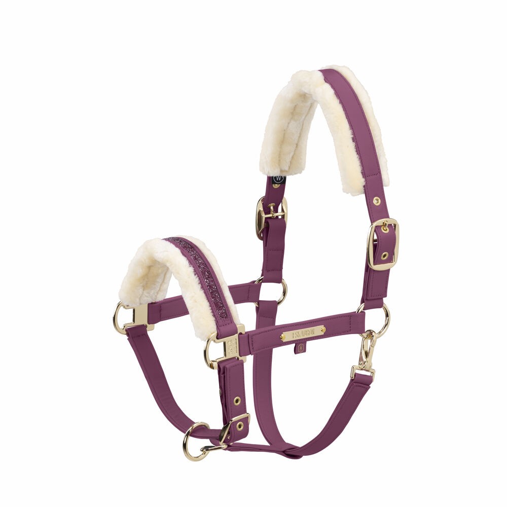 Eskadron Headcollar FAUX LEATHER JEWEL FF wildberry Heritage AW 25/26