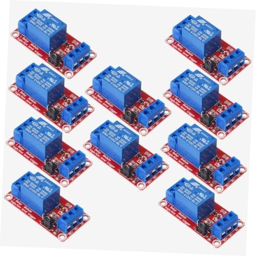 GTIWUNG 10Pcs DC 5V Relay Module 1-Channel