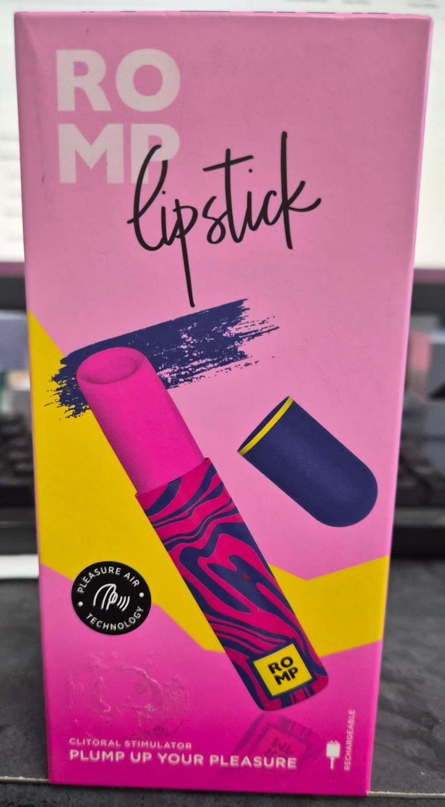 NEW AND SEALED ROMP Lipstick Clitoral Stimulator Vibrator