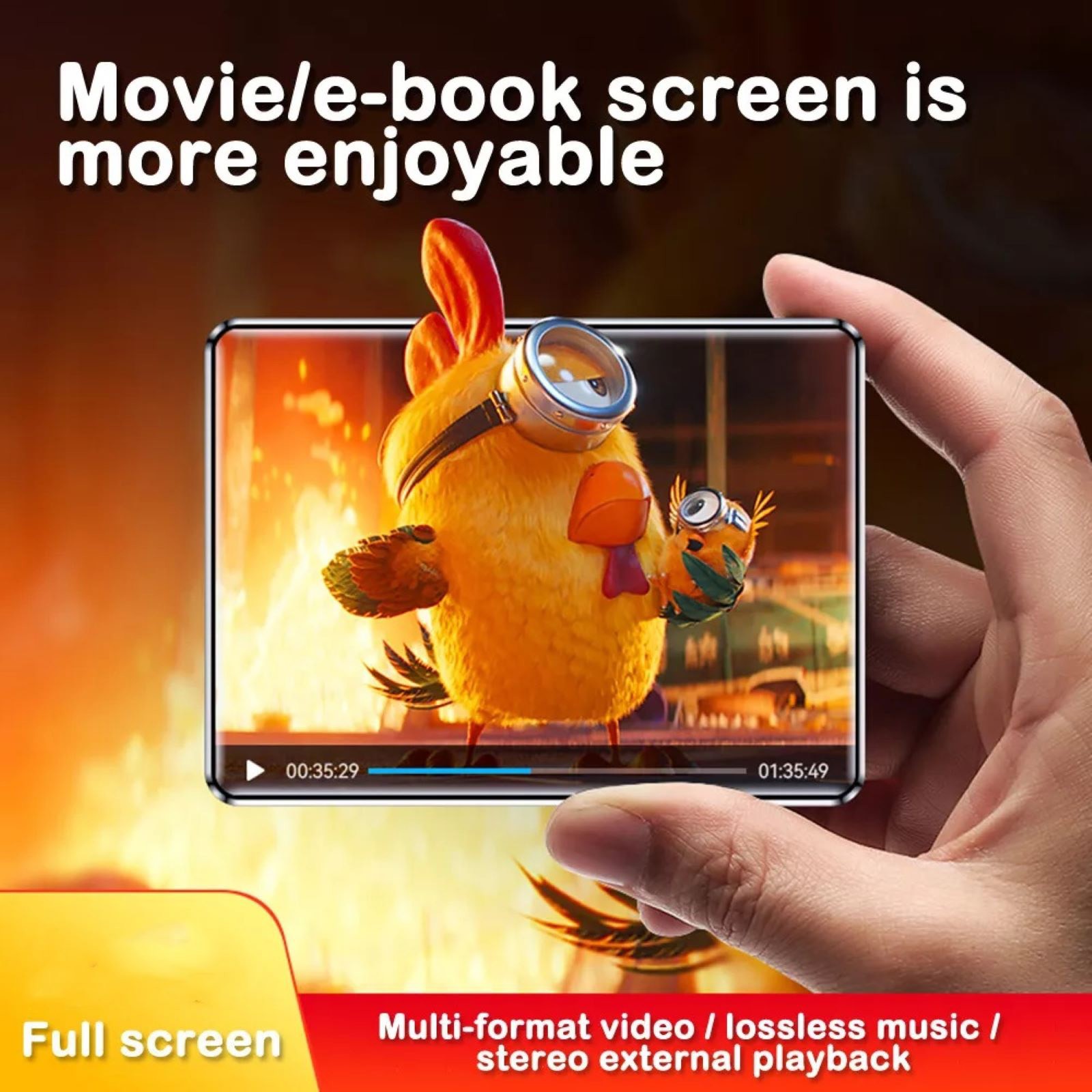 Multi-function MP3 Player Music/Video Playback Voice Recording E-book Reading