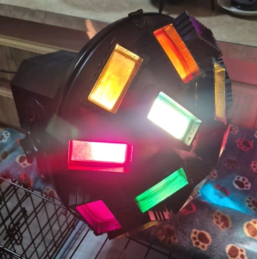 Vintage American DJ Mystic Sound Activated Effects Fixture Disco Light  Halogen