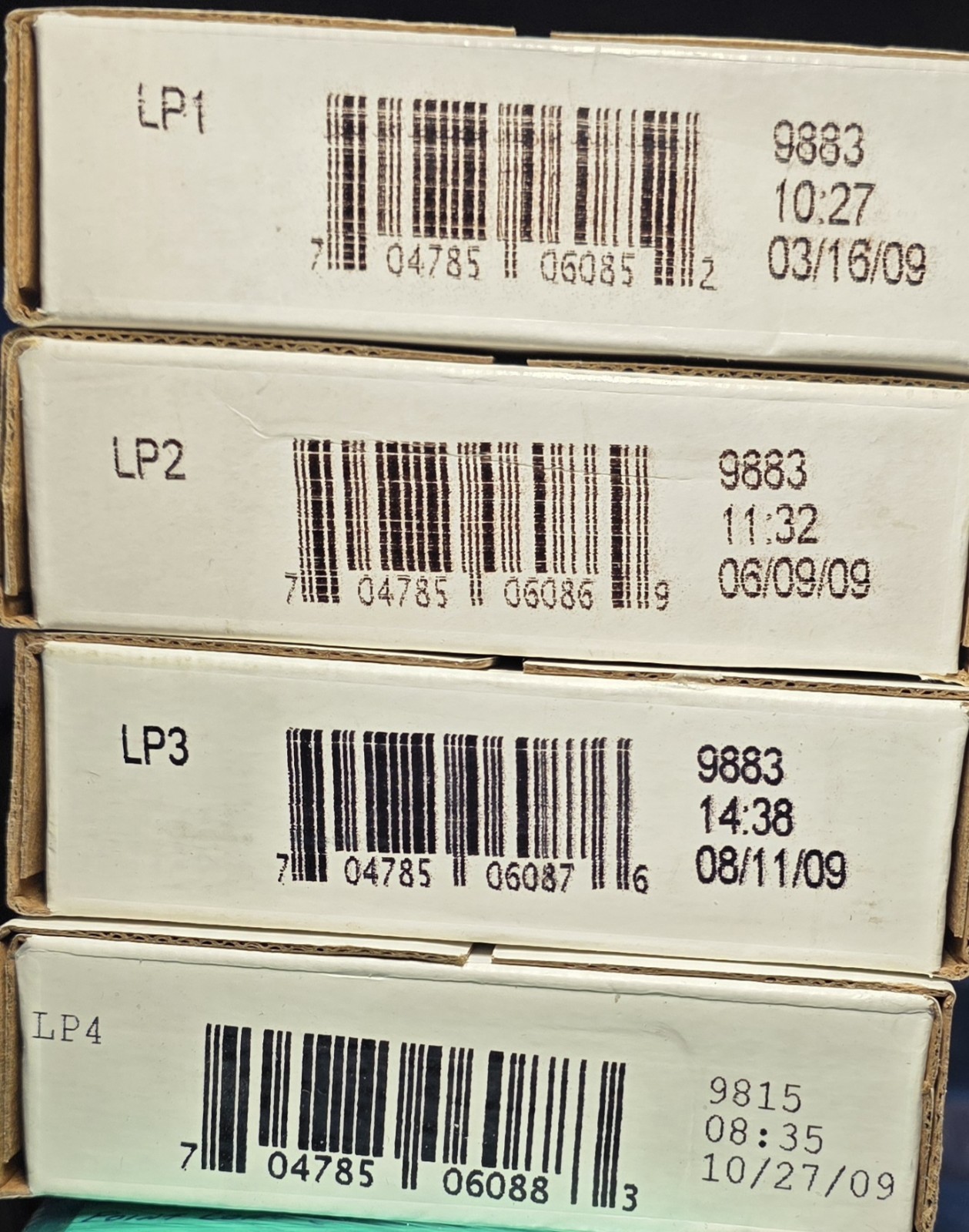 2009 P+D LP1-LP4 Lincoln Cent OGP 8 Sealed Mint Rolls“Birth+Early Childhood”,etc