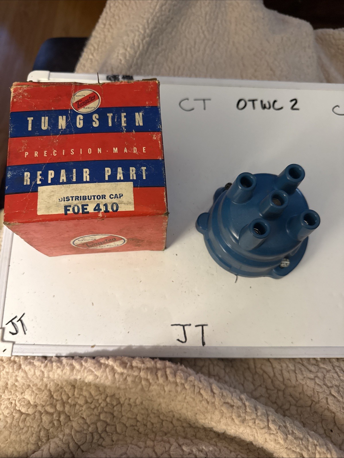 (1) Tungsten Distributer Cap Foe 410 Nos OEM