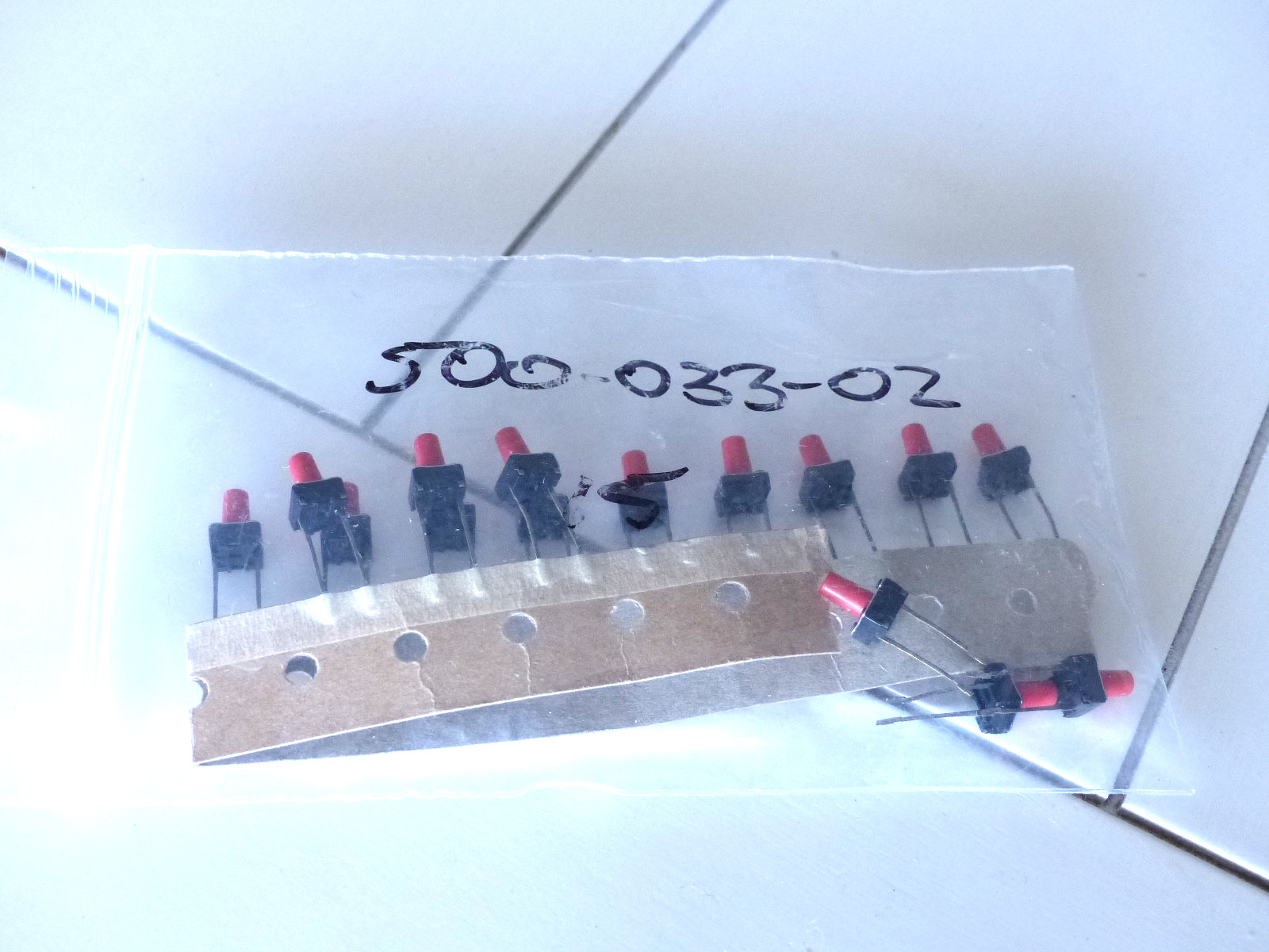 Rare! Mackie D8B panel switches 500-033-02 15pc NEW