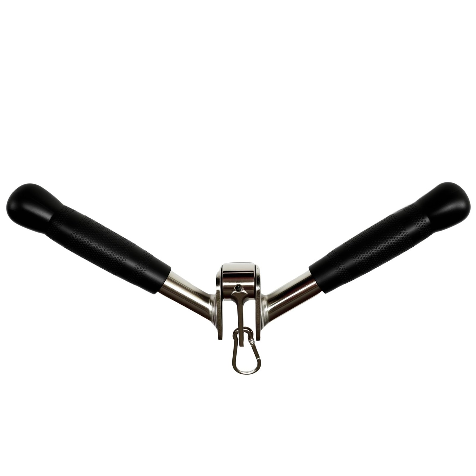 Strength-Enhancing Wide Grip LAT Pull Down Bar, Curl Pulldown Attachment - Gy...