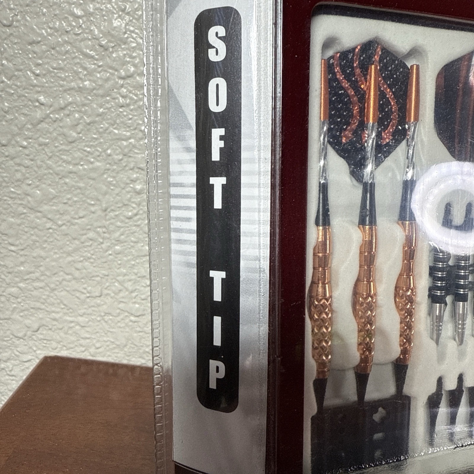 13 GRAMS - HALEX SOFTECH 8000 SOFT TIP DART SET WITH CASE Copper