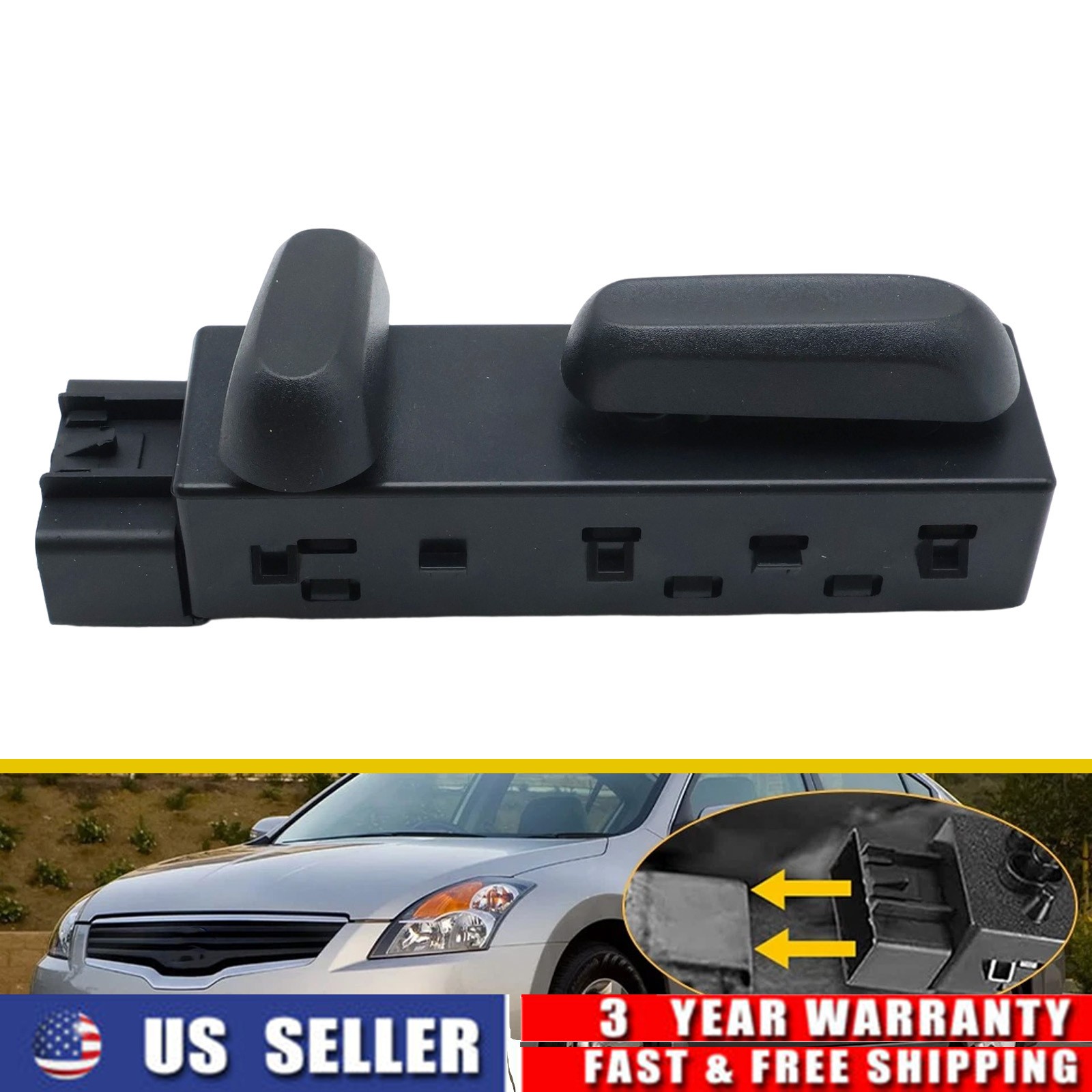 Driver Power Seat Adjust Control Switch Fit Nissan NV1500 NV2500 NV3500 2012-21