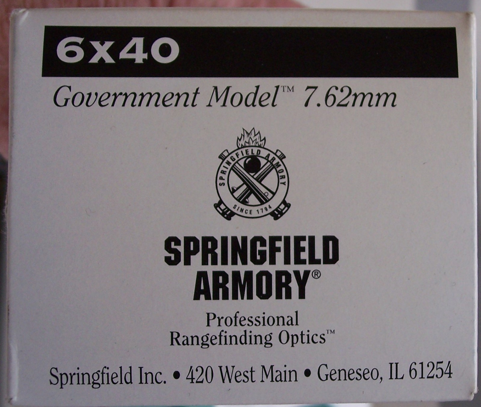 Springfield Armory 6x Sniper Scope .308 Used