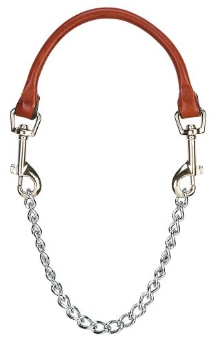 Weaver Leather Livestock Leather & Chain Goat Collar