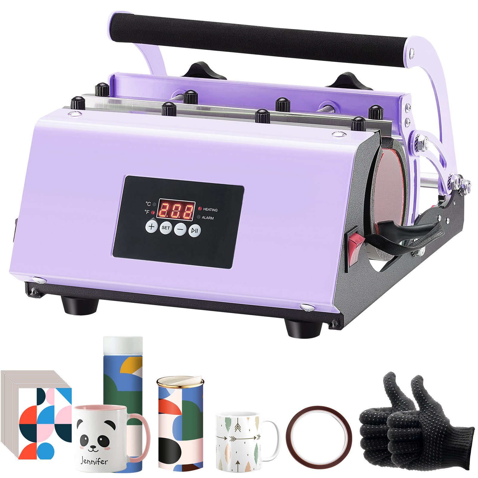 11-30oz Tumbler Heat Press, Sublimation Mug Machine with Touchscreen