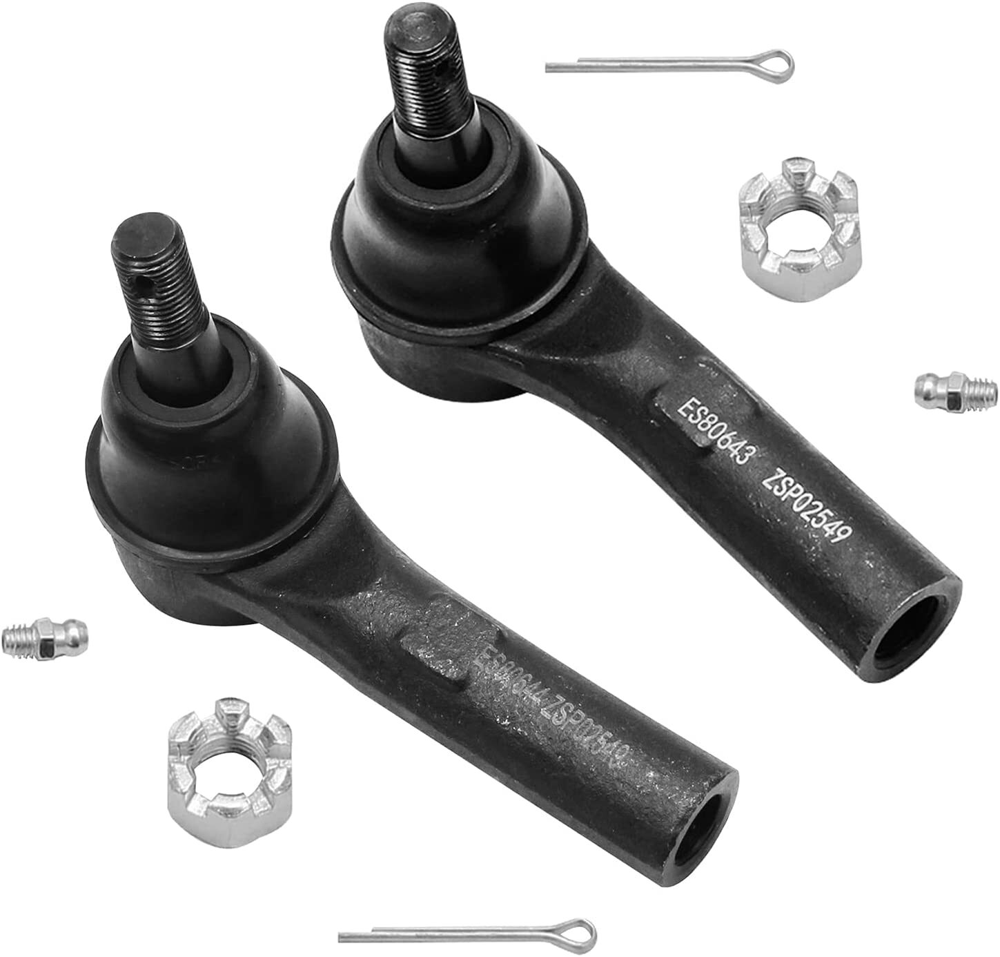 Front Upper Lower Control Arm Tierod for 2005-2010 Jeep Grand Cherokee Commander