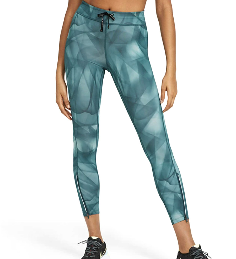 Nike Women's Run Division Epic Faster XS Dark Teal Leggings CZ9236 Nwt
