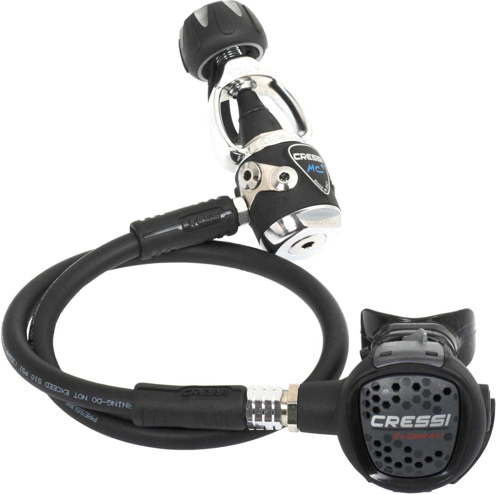 Cressi MC9 Compact Regulator, Int, Grey