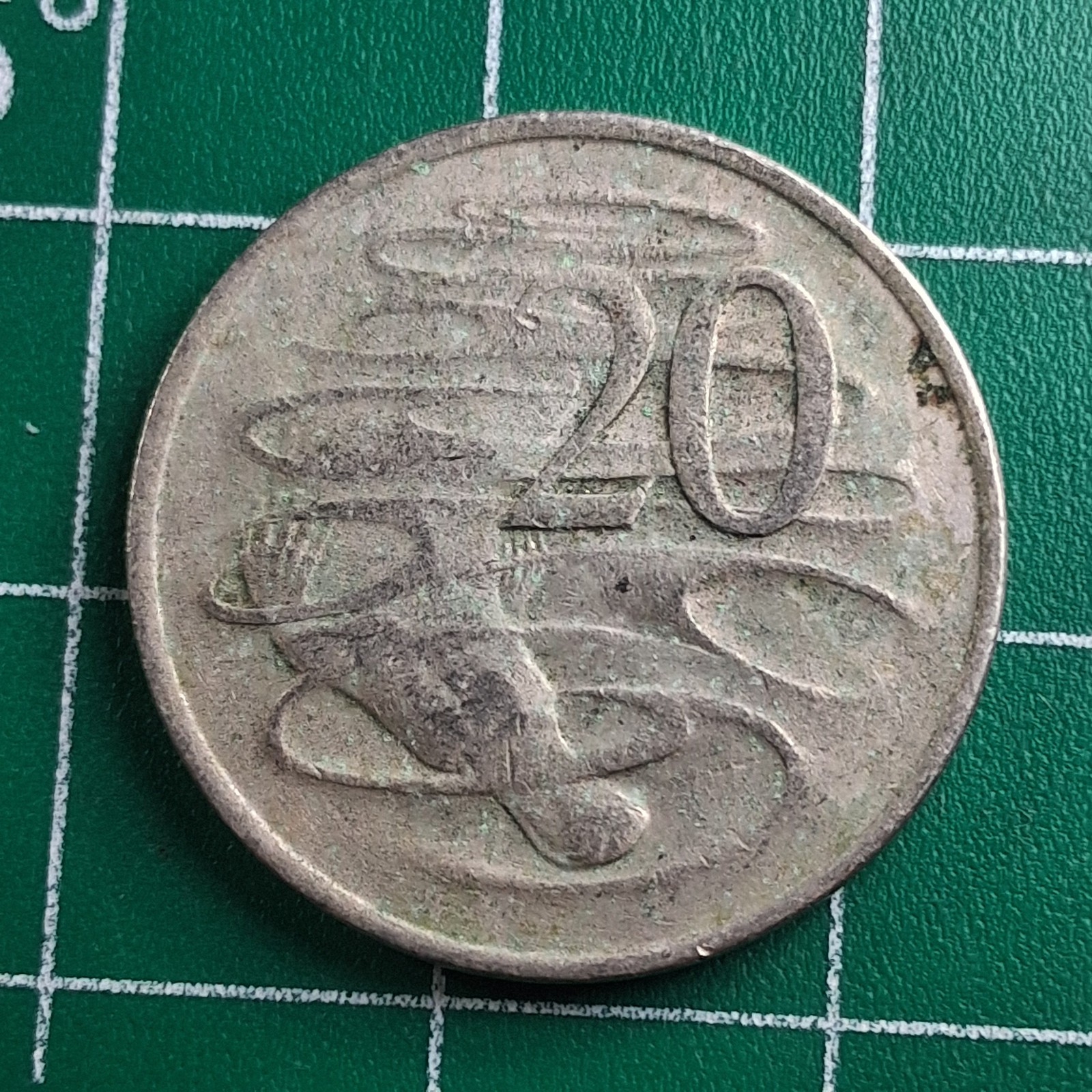 1974 Australia 20 Cents Elizabeth II / Platypus Copper-Nickel Coin
