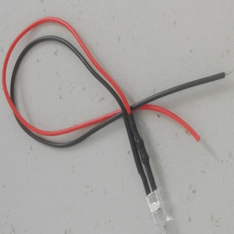 10pcs,Super Bright 30000MCD 10mm 12v White Wire Led,10WL