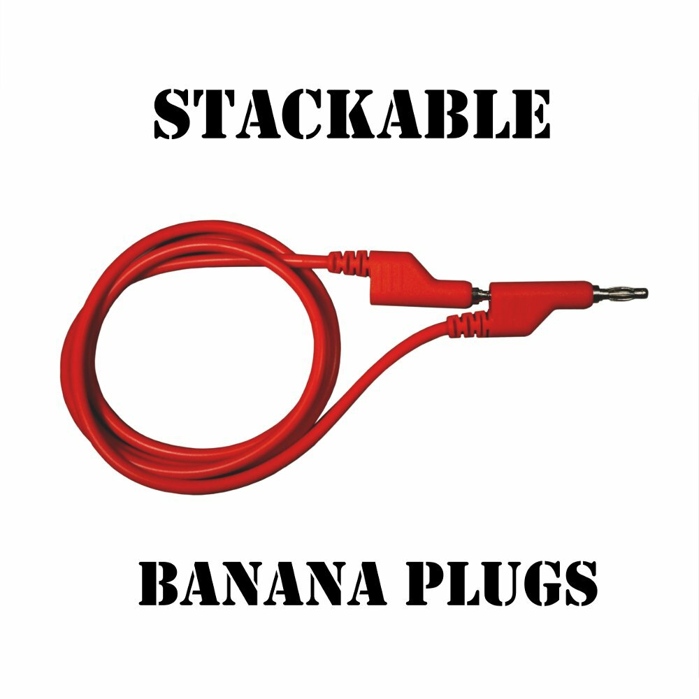 AST Labs Test Lead [3 feet] Stackable Banana Plug 15A (#992-006)