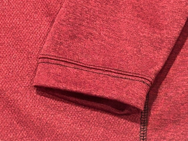 Pebble Beach Men's Performance 1/4 Zip Long Sleeve Red Golf Pullover - Size L