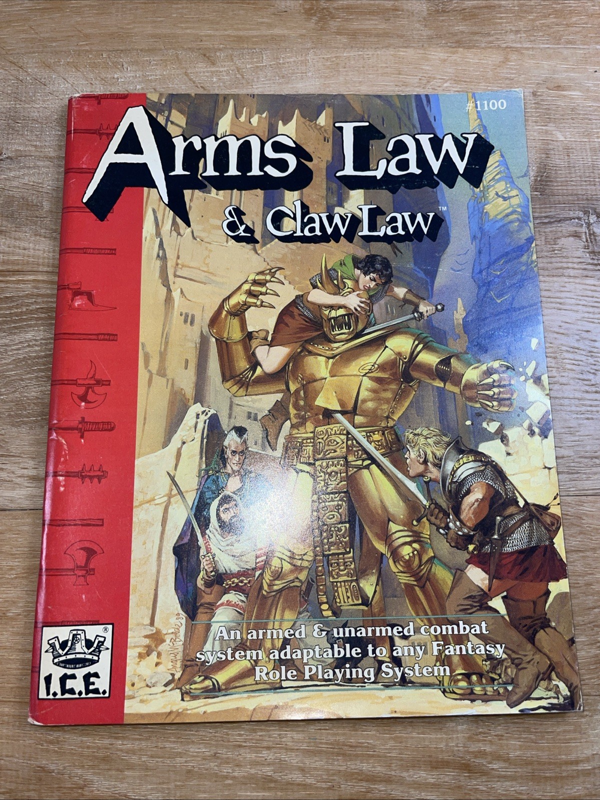 Arms Law & Claw Law Role Playing Book 1100 1989