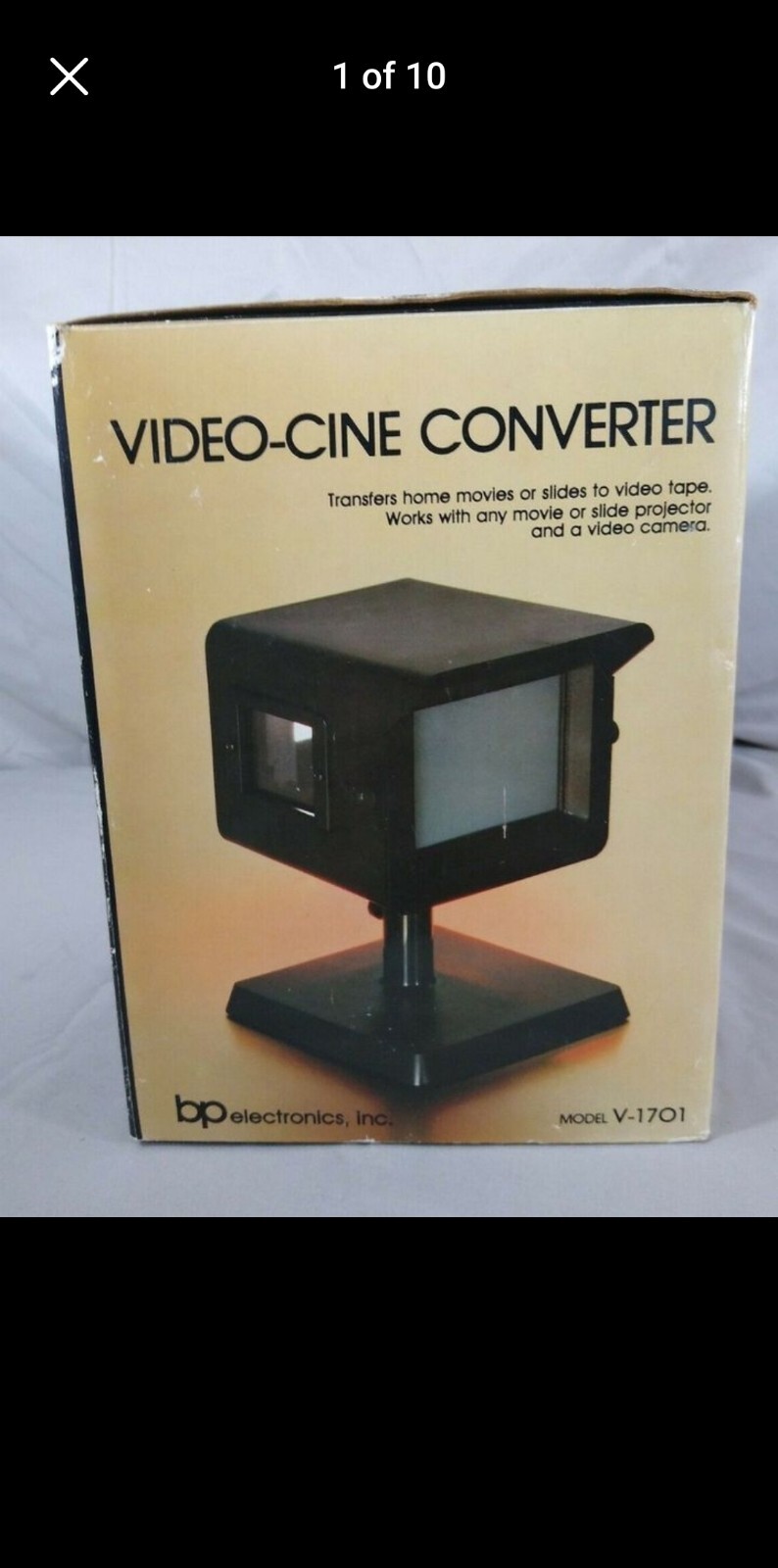 1970's Video-Cine Converter V-1701 BP Electronics Transfer Movies & Slides
