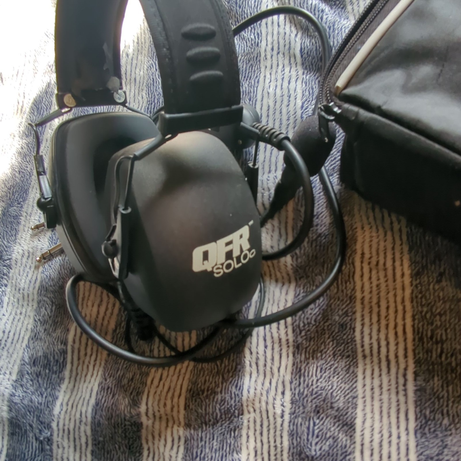 Lightspeed QFR SoloC Dual Plug General Aviation Headset