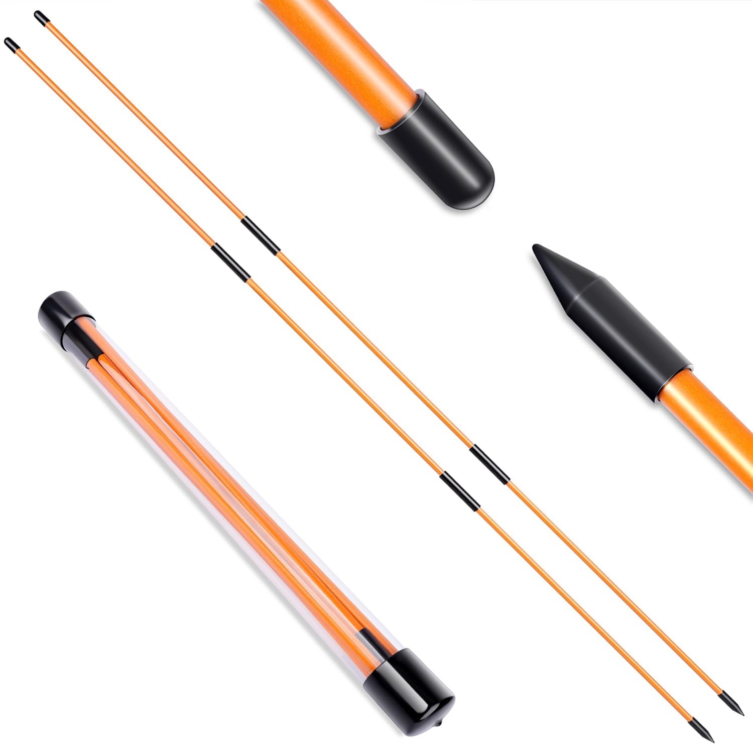 Professional 2 or 3 or 4 Pack Collapsible Golf Alignment Sticks, Premium 40" ...