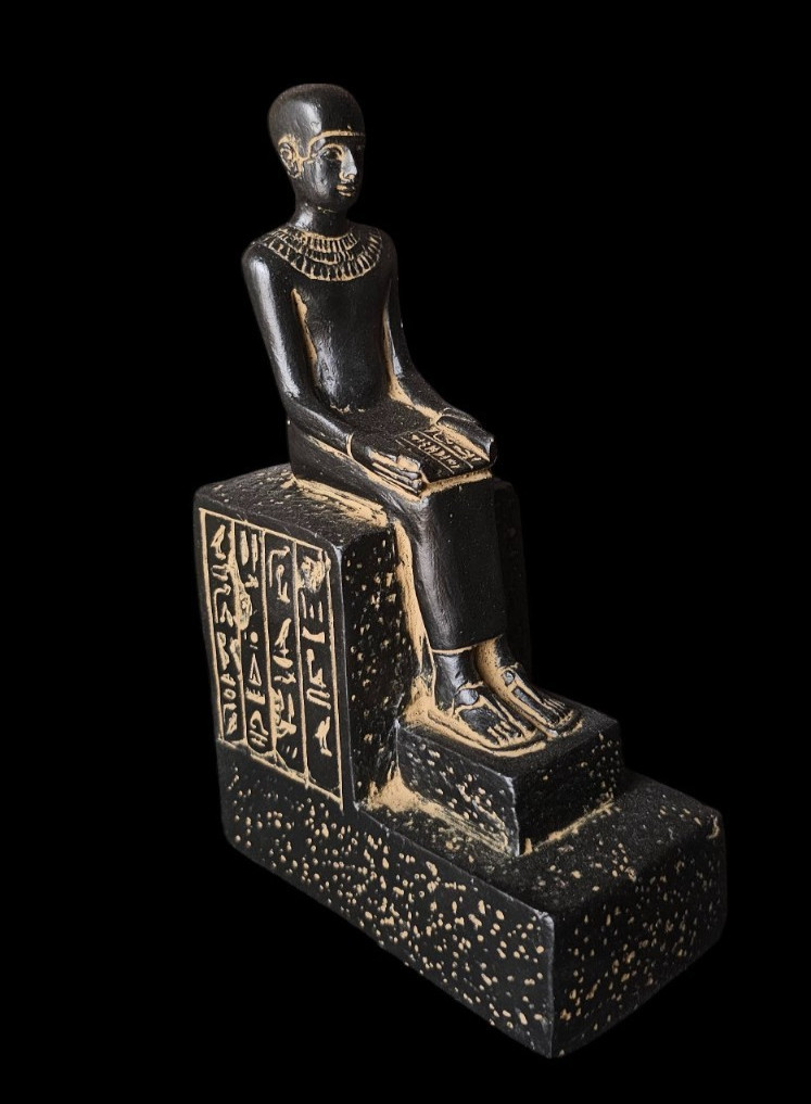 Museum Imhotep Statue - Ancient Egyptian Engineer Imhotep
