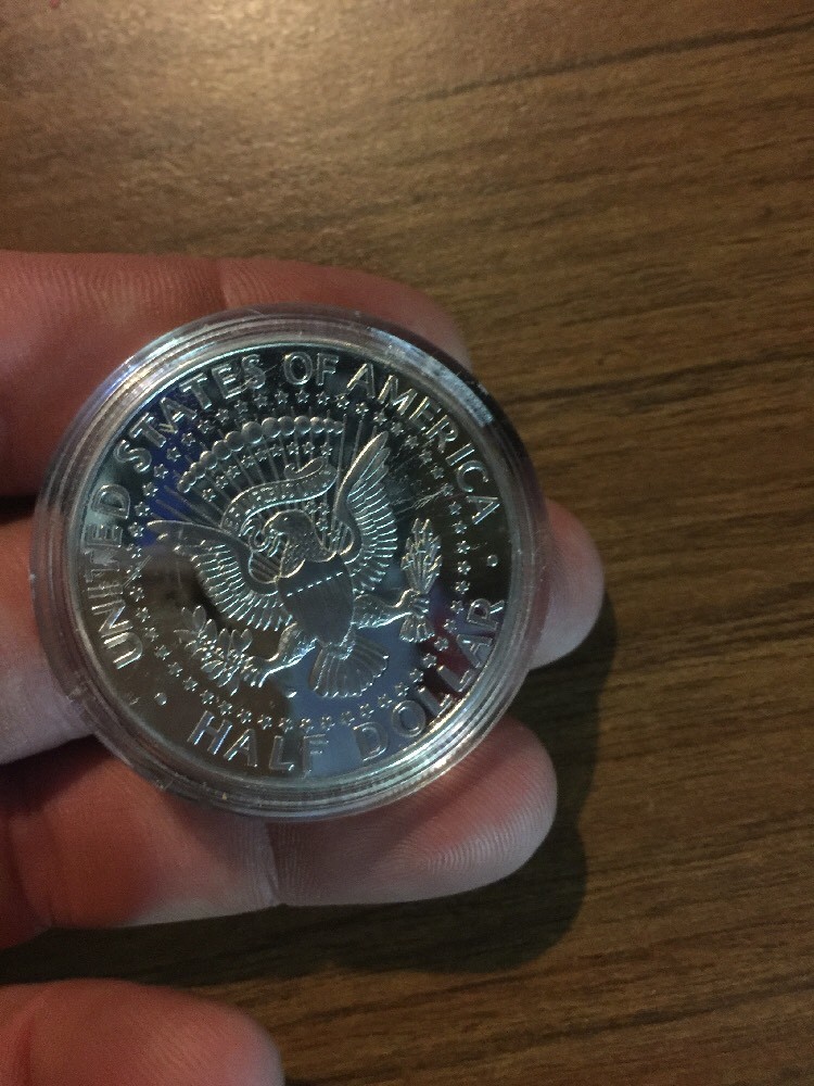 NSFW Melania Trump Partial Nude Half Dollar Silver Finish Novelty Coin US SELLER