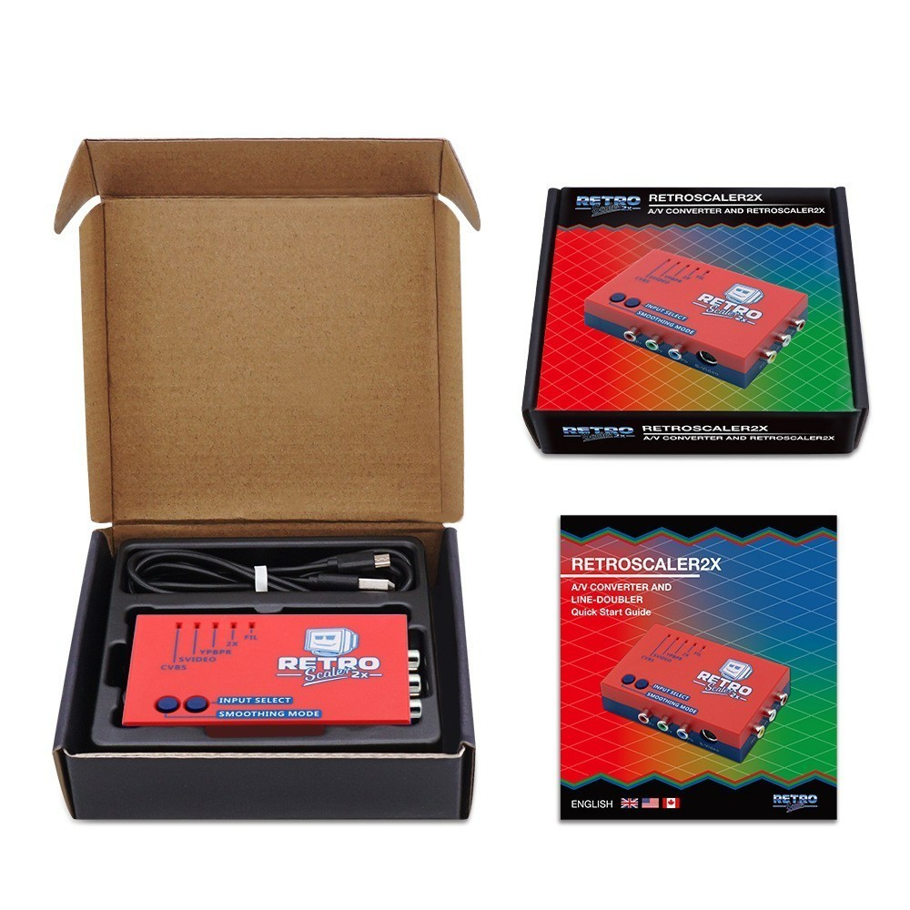 RetroScaler 2x A/V to HDMI Converter for Retro Game Consoles