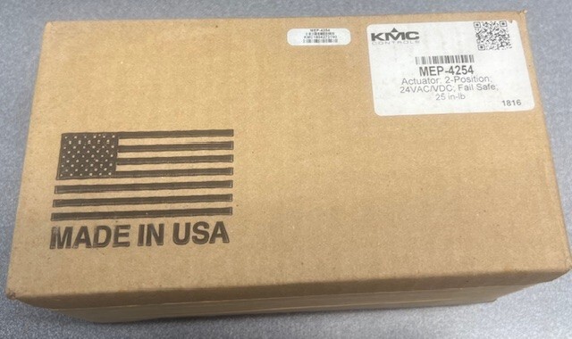 MEP-4254 KMC, 2-POS 24VAC DIRECT COUPLED ACTUATOR