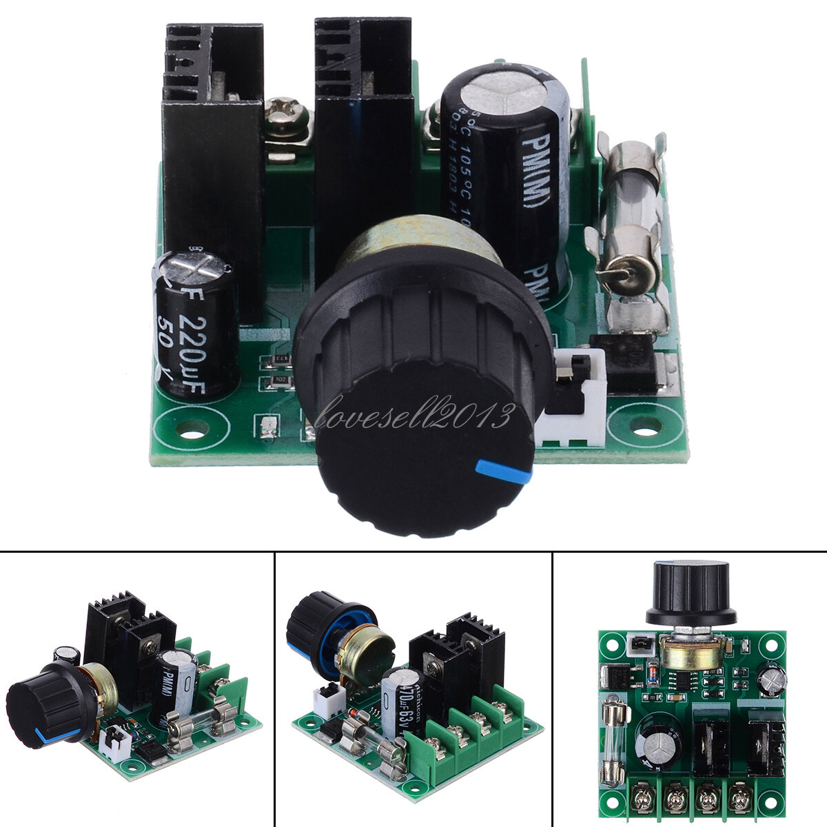 12V~40V 10A PWM DC Motor Speed Control Switch Controller Volt Regulator Dimmer