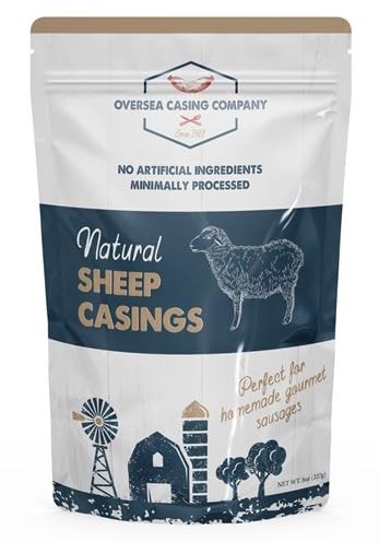 DeWied Natural Sheep Casings Home Pack Size Making Delicious Sausage at Home