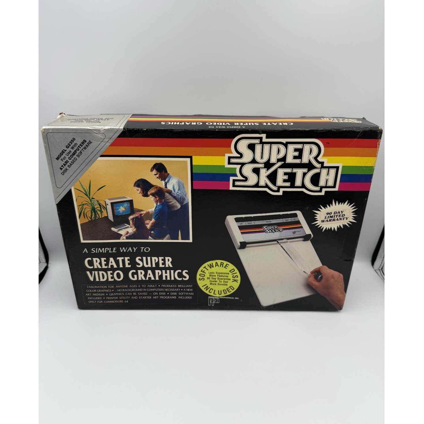 Personal Peripherals Inc. Super Sketch Wired Graphics Tablet for Commodore 64