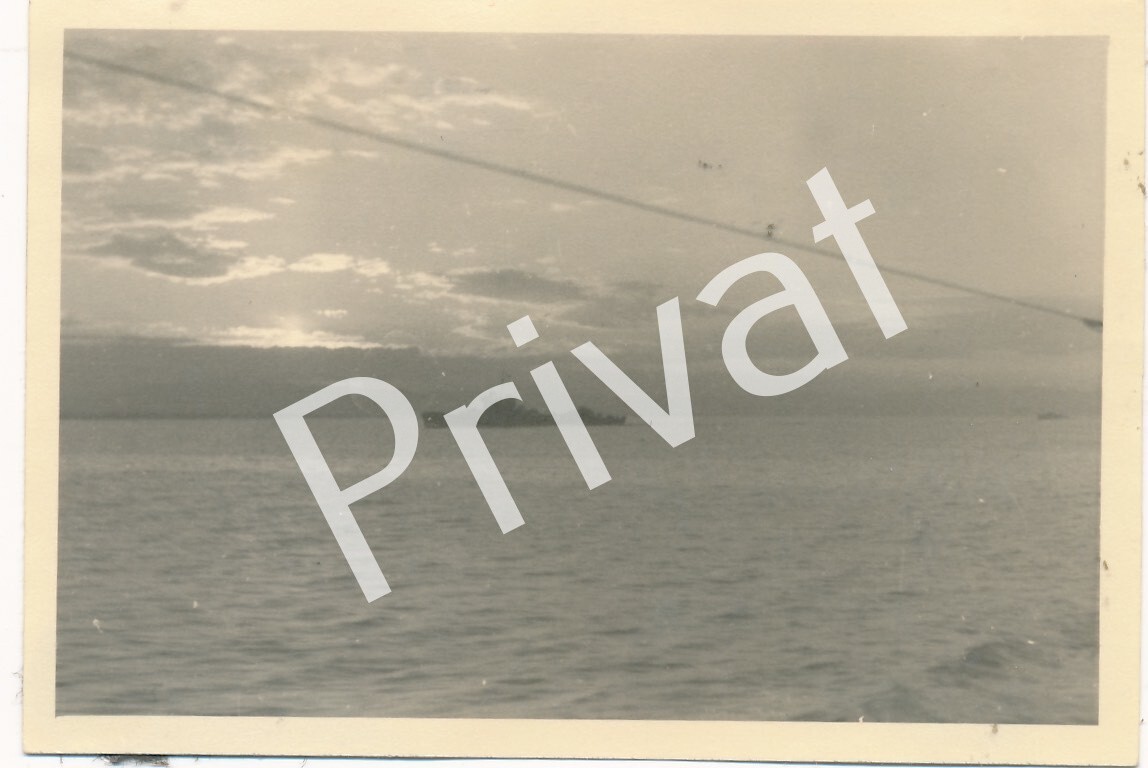 Photo WK2 Schnellbootflottille III Minenuntersuchung Common Mediterranean M1.44