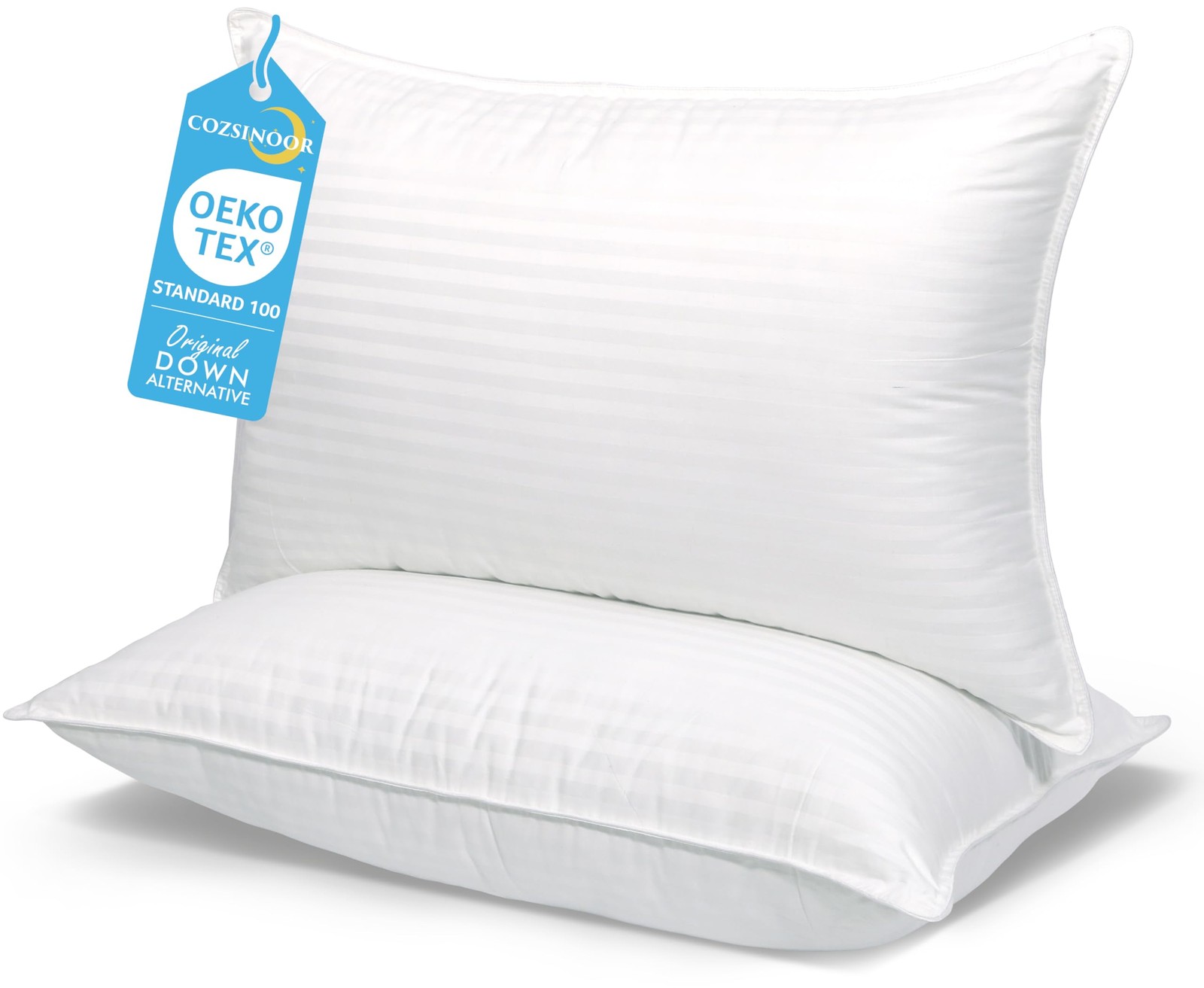 COZSINOOR Bed Pillows for Sleeping Pack of 2 Cozy Dream Series Breathable Hotel