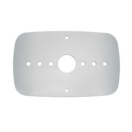 United Pacific 34273 Turn Signal Light Plate 304 Stainless Steel , For 2008 2017