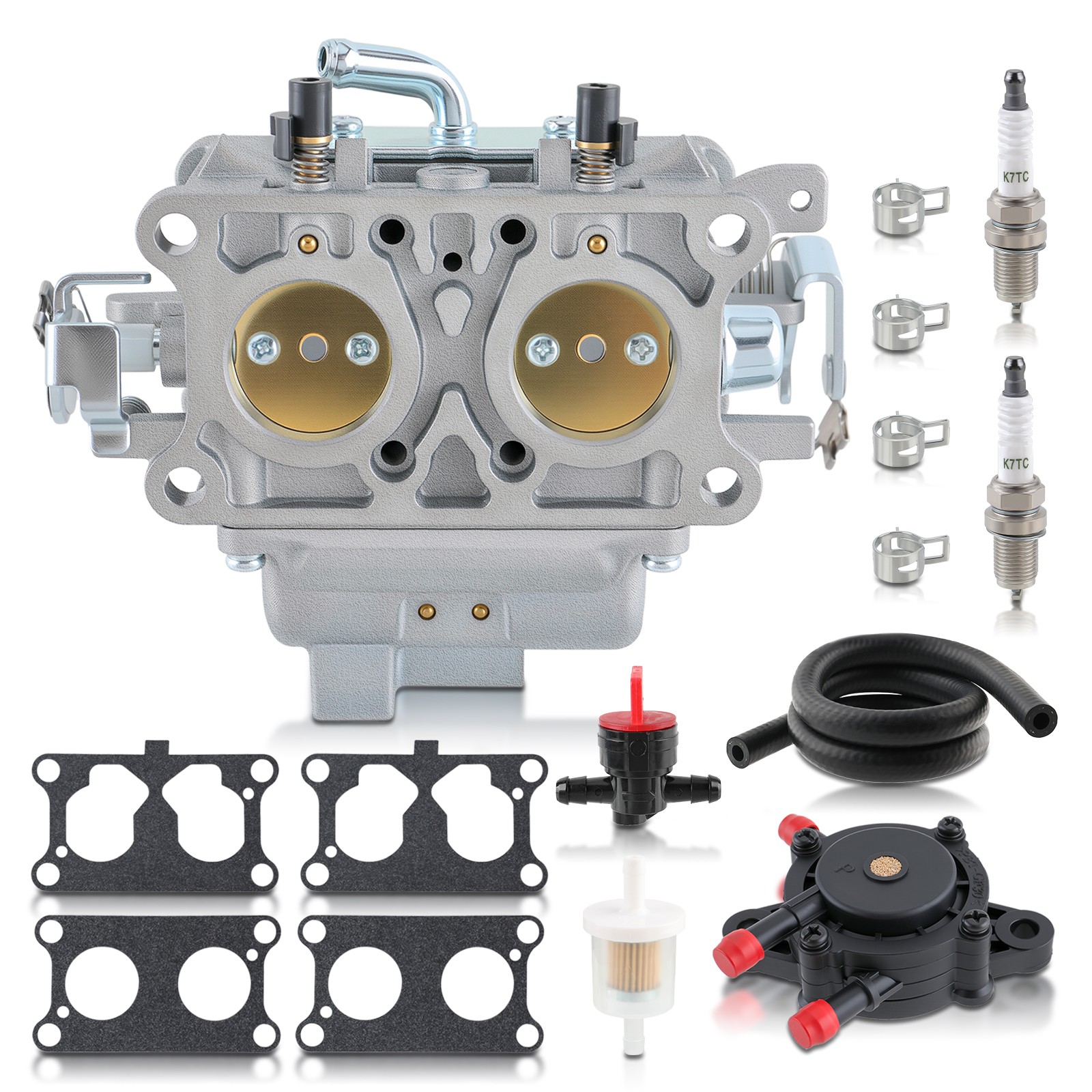 Carburetor with Gaskets for Kawasaki 15003-2974 15004-2063 FD731V Engine