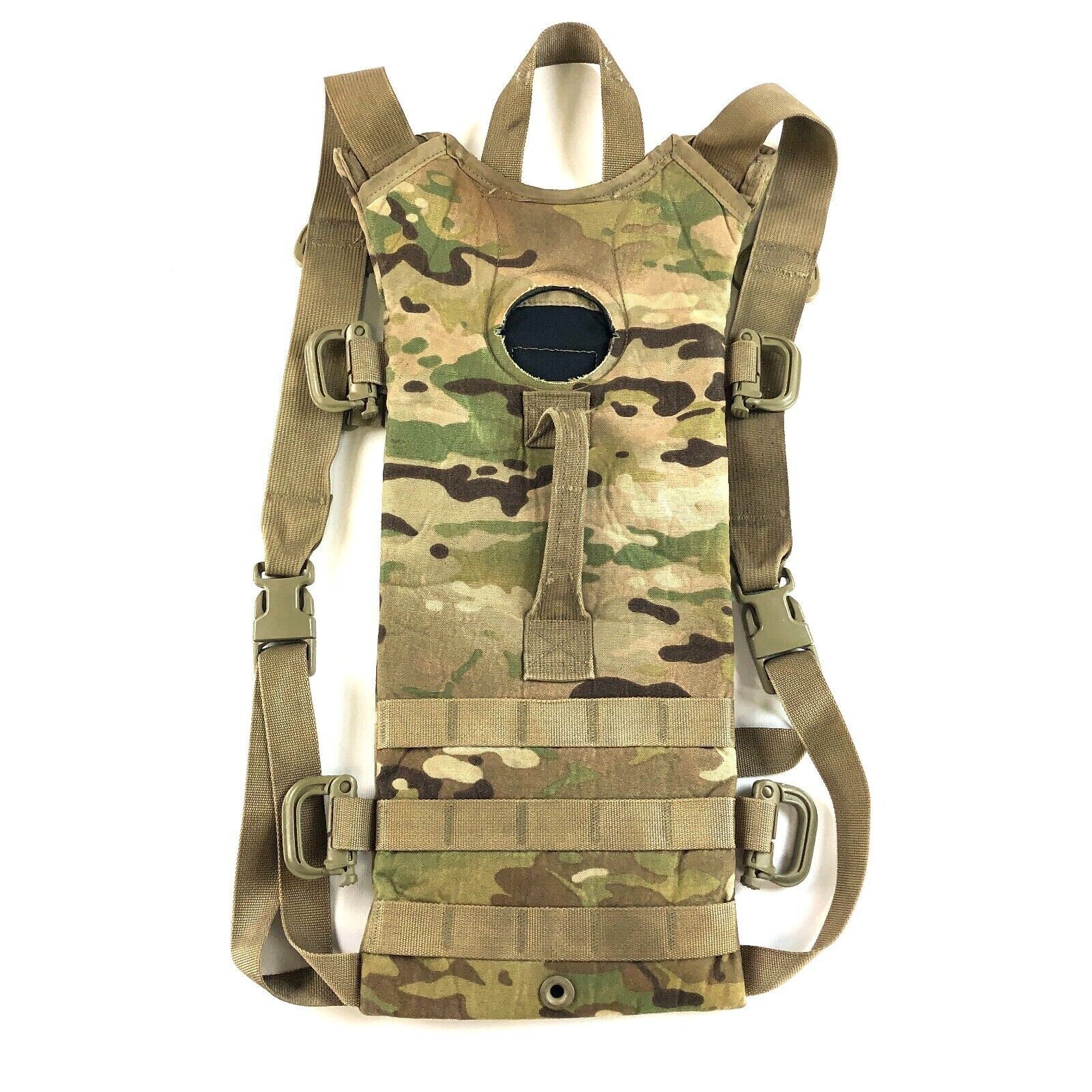 US Army OCP Multicam Molle II Hydration System Carrier Water Backpack No Bladder