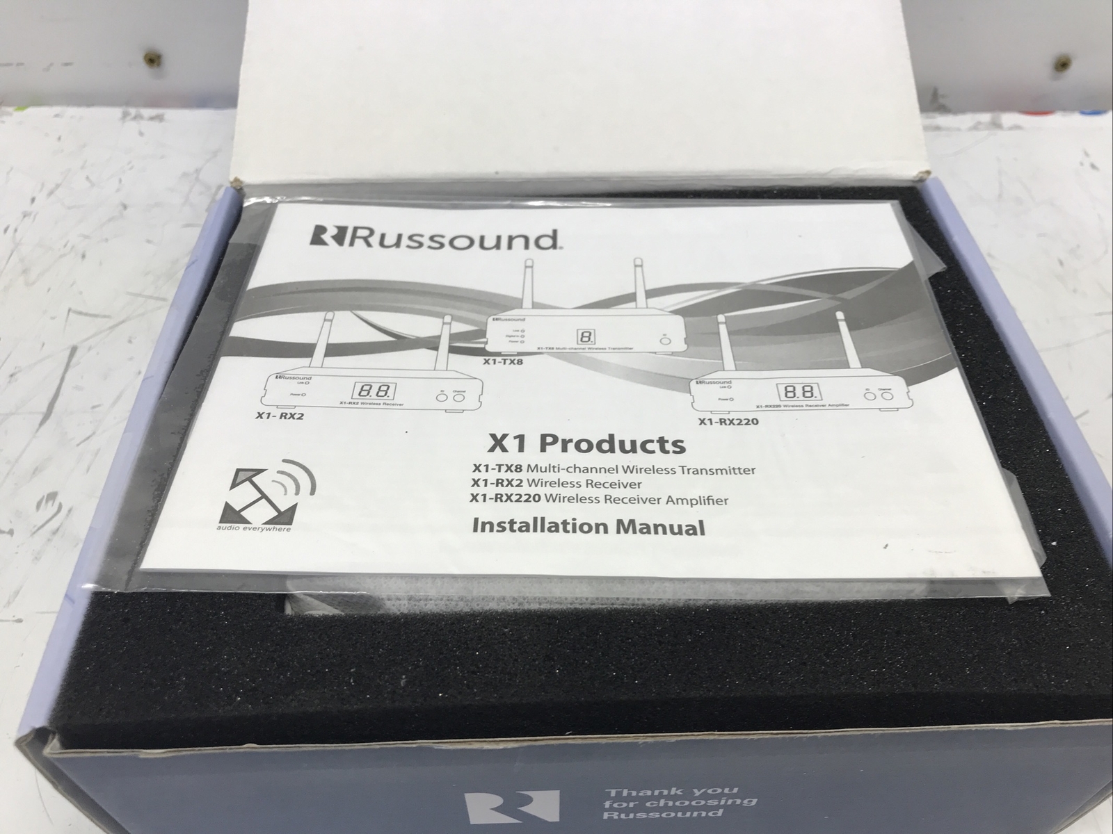 Russound X1-RX220 Wireless Amplified Receiver New