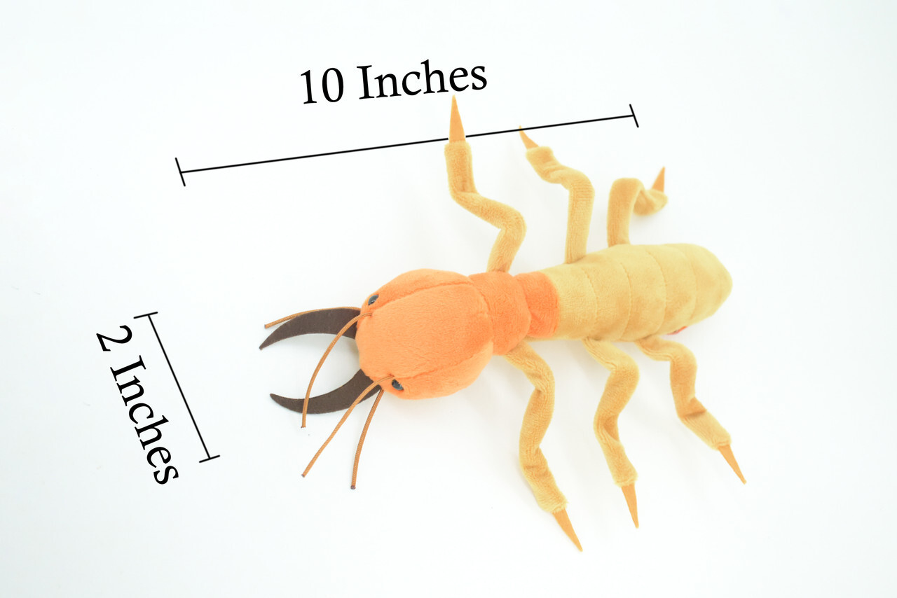 Plushy Termite Toy, Stuffed Bug, Plush Insect, Soft, Gag Gift, 10" GM05 B108