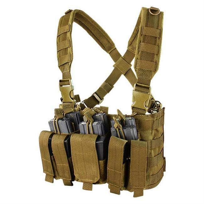 Condor MCR5 Recon MOLLE Airsoft Chest Rig Adjustable Tactical Modular Vest