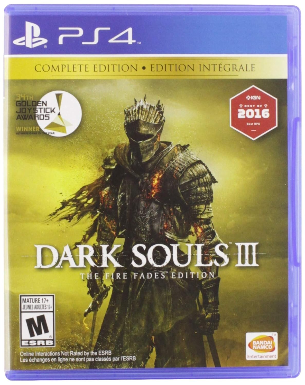 Dark Souls III The Fire Fades Edition - PlayStation 4 , Brand New Factory Sealed