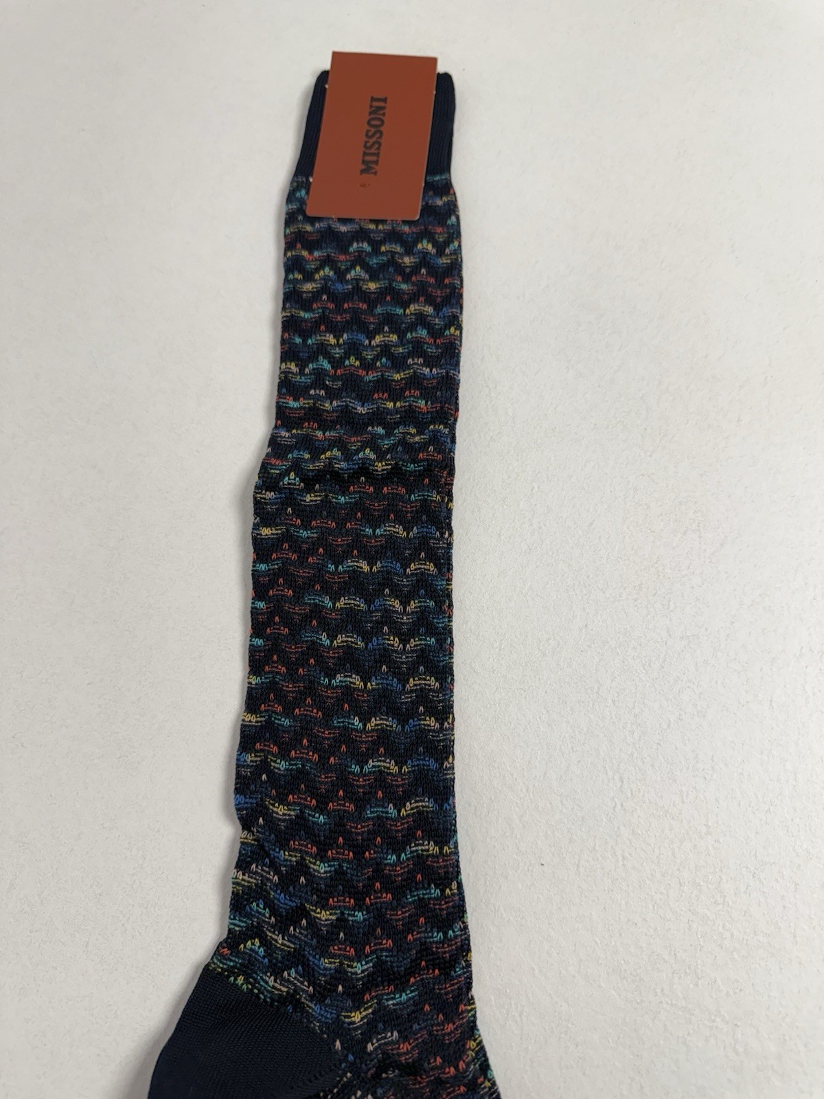 MISSONI Long Patterned Socks Size Medium GENUINE #S5