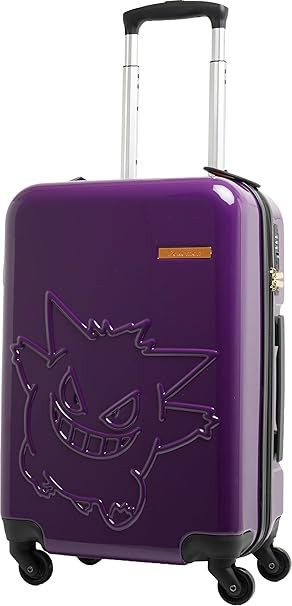 Pokemon Genger Suitcase Travel Luggage Carry on Bag TSA Lock 22" Purple 37L New