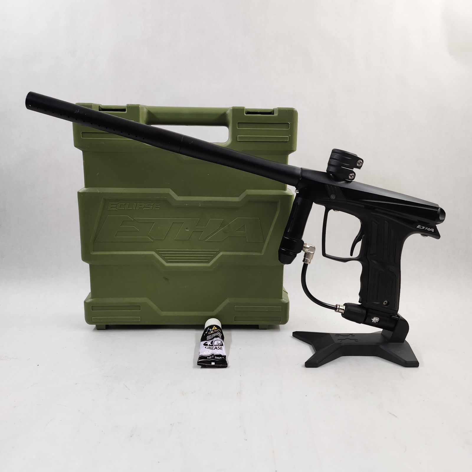Used Planet Eclipse ETHA 1 Paintball Marker Black with Original Case Tested