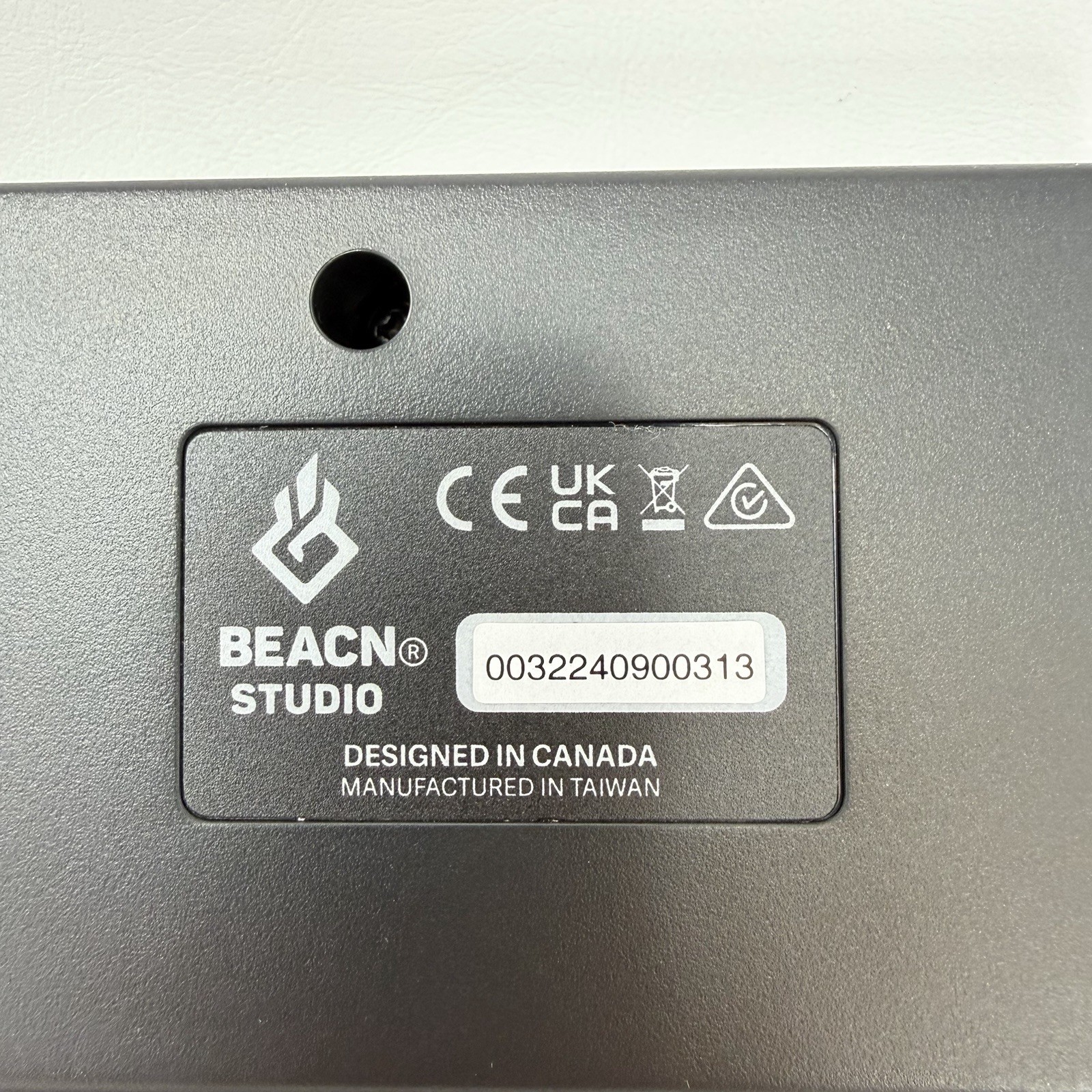 BEACN Interface Studio Creator XLR White Headphone Amp Streaming Never Used