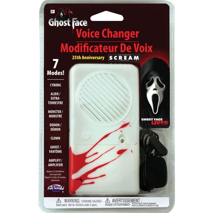 Ghost Face Halloween Voice Disguiser Changer Disguise Sound