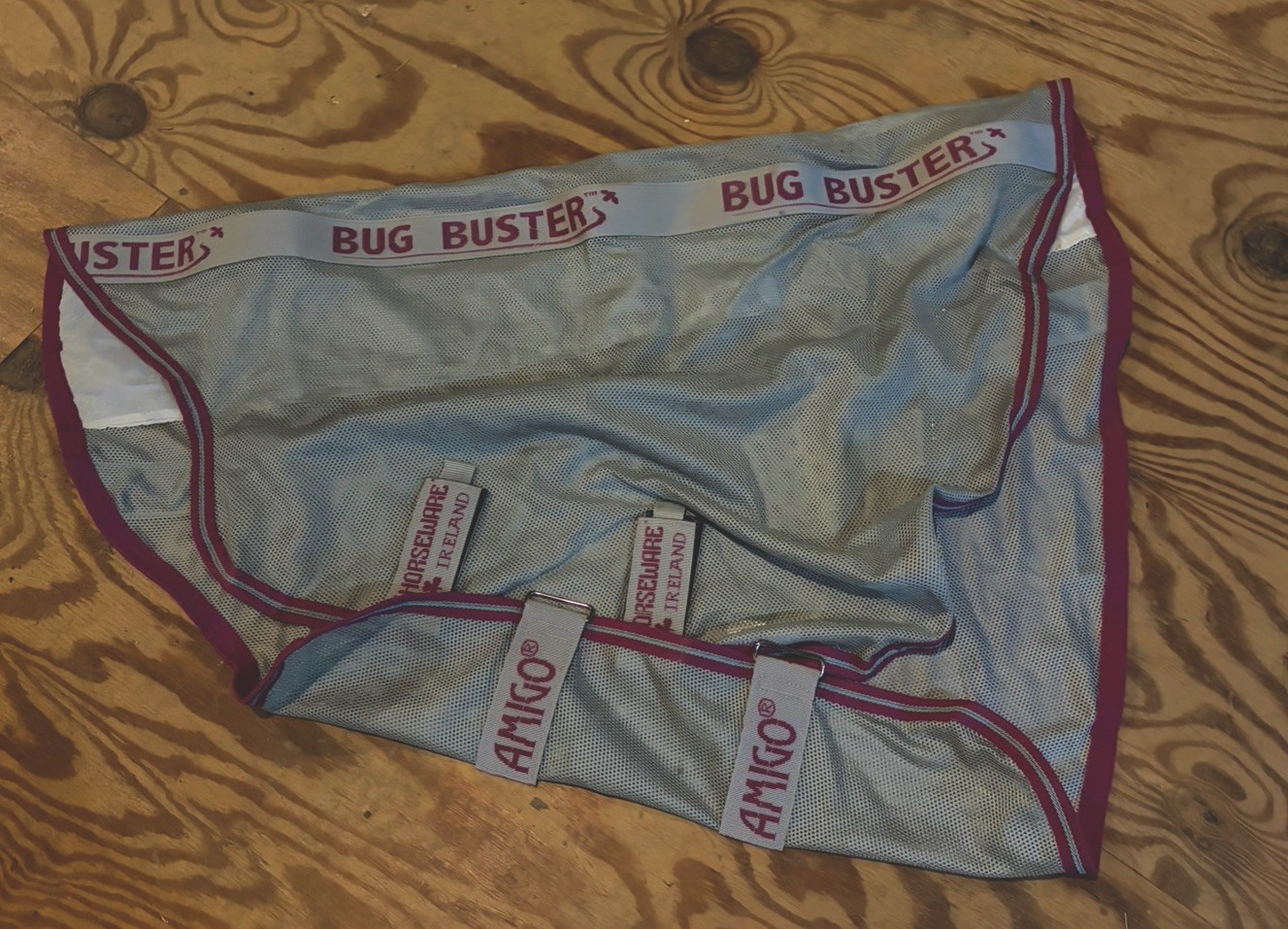 Horseware Rambo Fly Sheet Amigo Bug Buster 72" Neck Cover Insecticide Shield MED