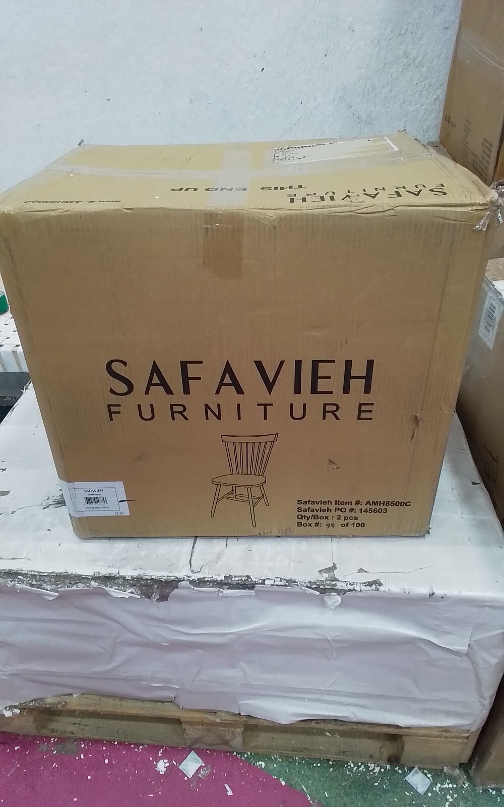 Safavieh PARKER SPINDEL SIDE CHAIR, Reduced Price 2172741491 AMH8500C